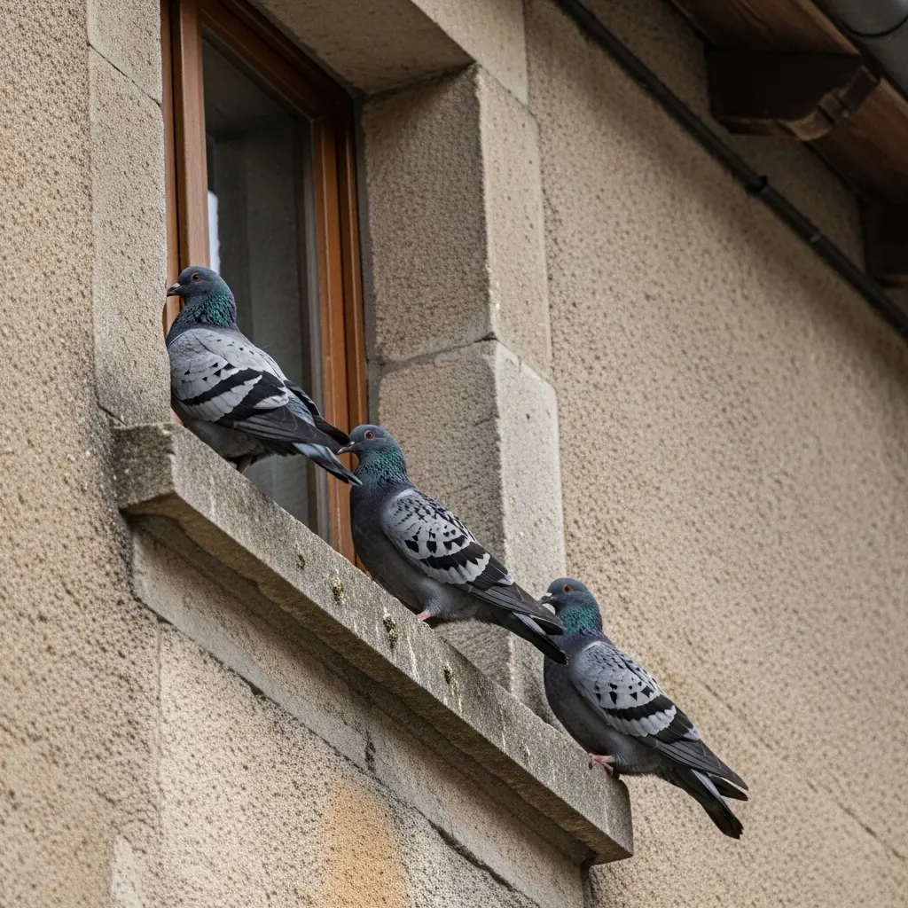 Envahis par les pigeons à Seltz ?