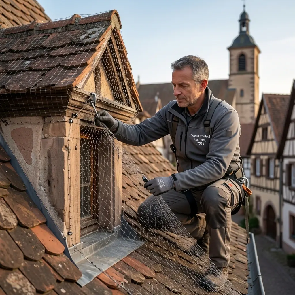 Un traitement technique contre les pigeons