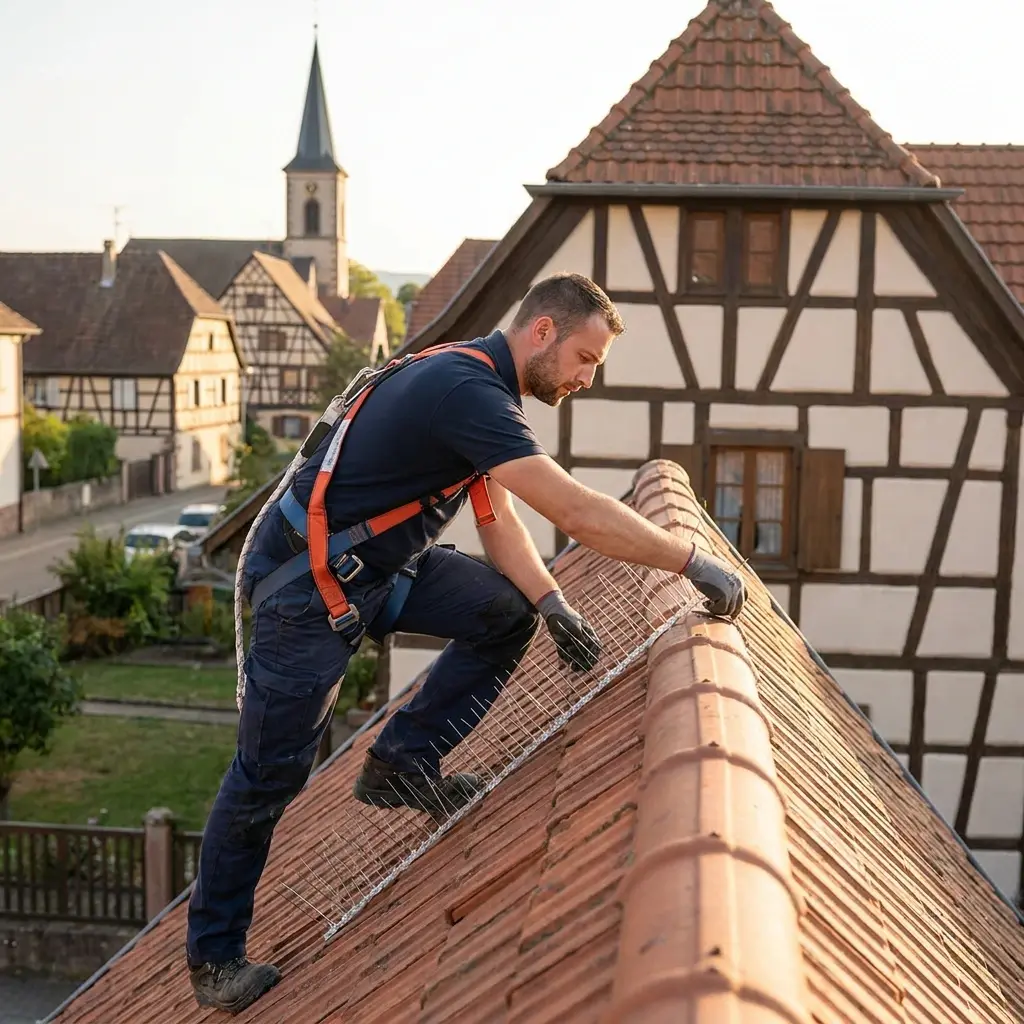 Comment se déroule une intervention de dépigeonnage à Soufflenheim ?