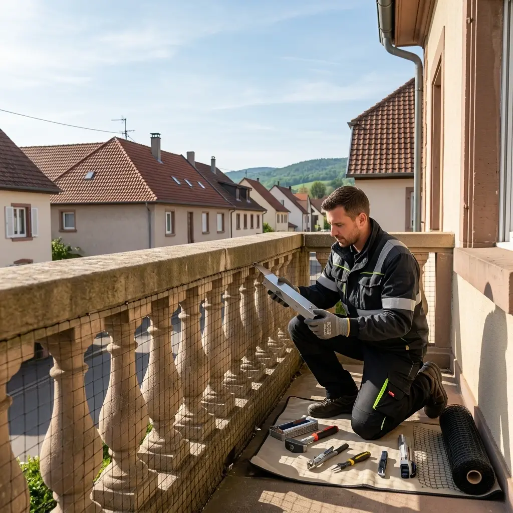 Comment se déroule l'intervention de dépigeonnage à Bischoffsheim ?