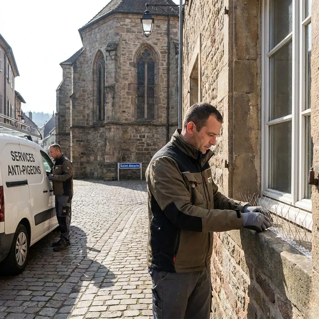 Comment se déroule l'intervention à Saint-Amarin ?