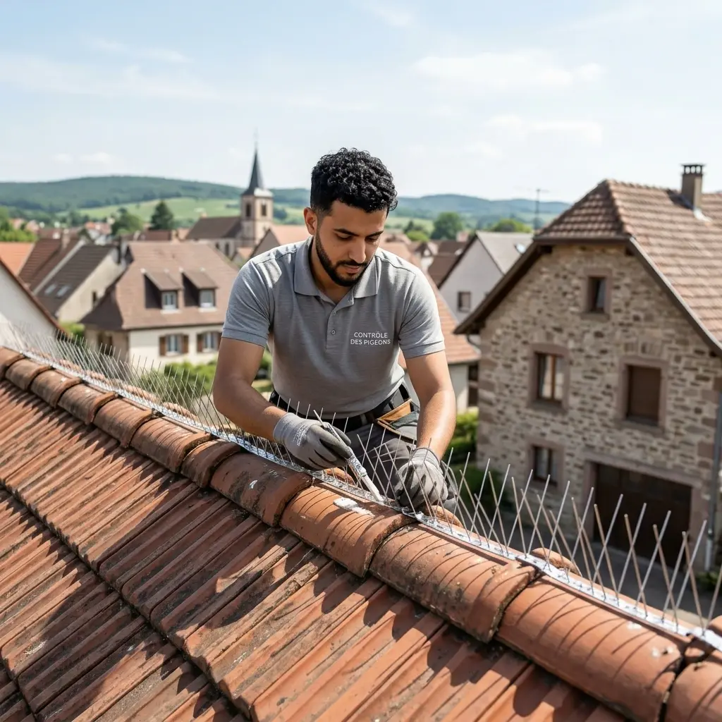 Comment se déroule le dépigeonnage à Blotzheim ?