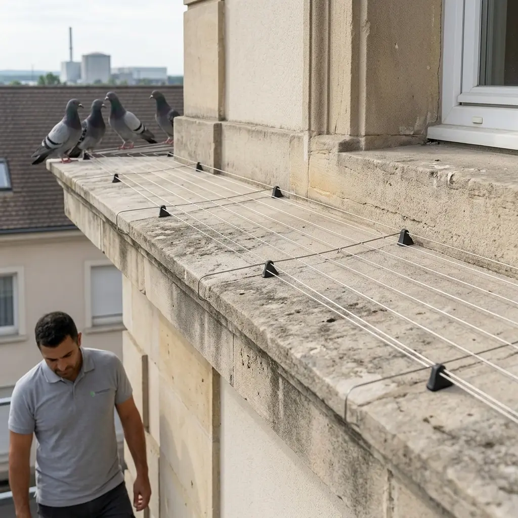 Un traitement professionnel contre les pigeons