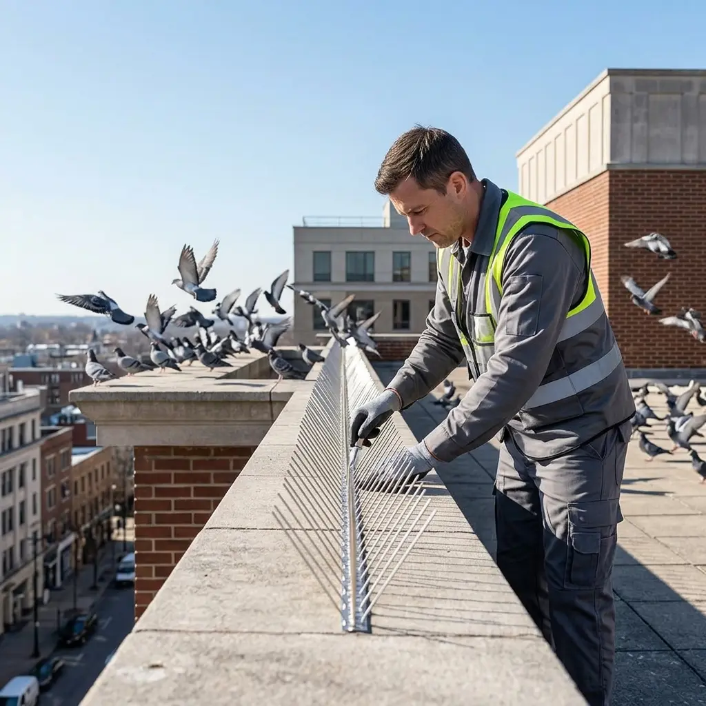 Prévenir l'installation des pigeons dans vos espaces