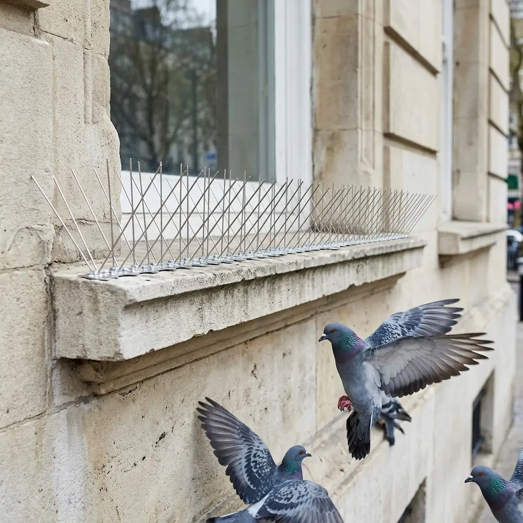 Un traitement technique pour écarter les pigeons durablement
