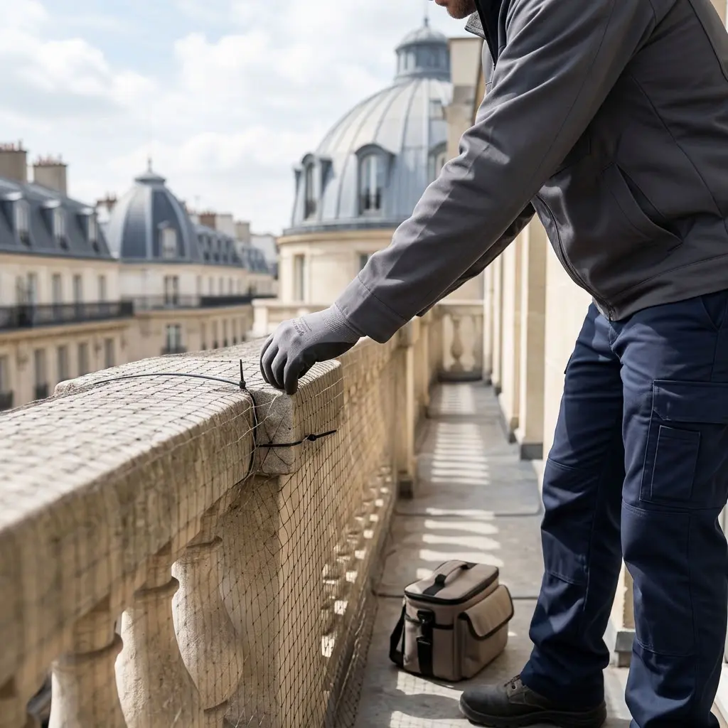 Notre approche de dépigeonnage à Paris