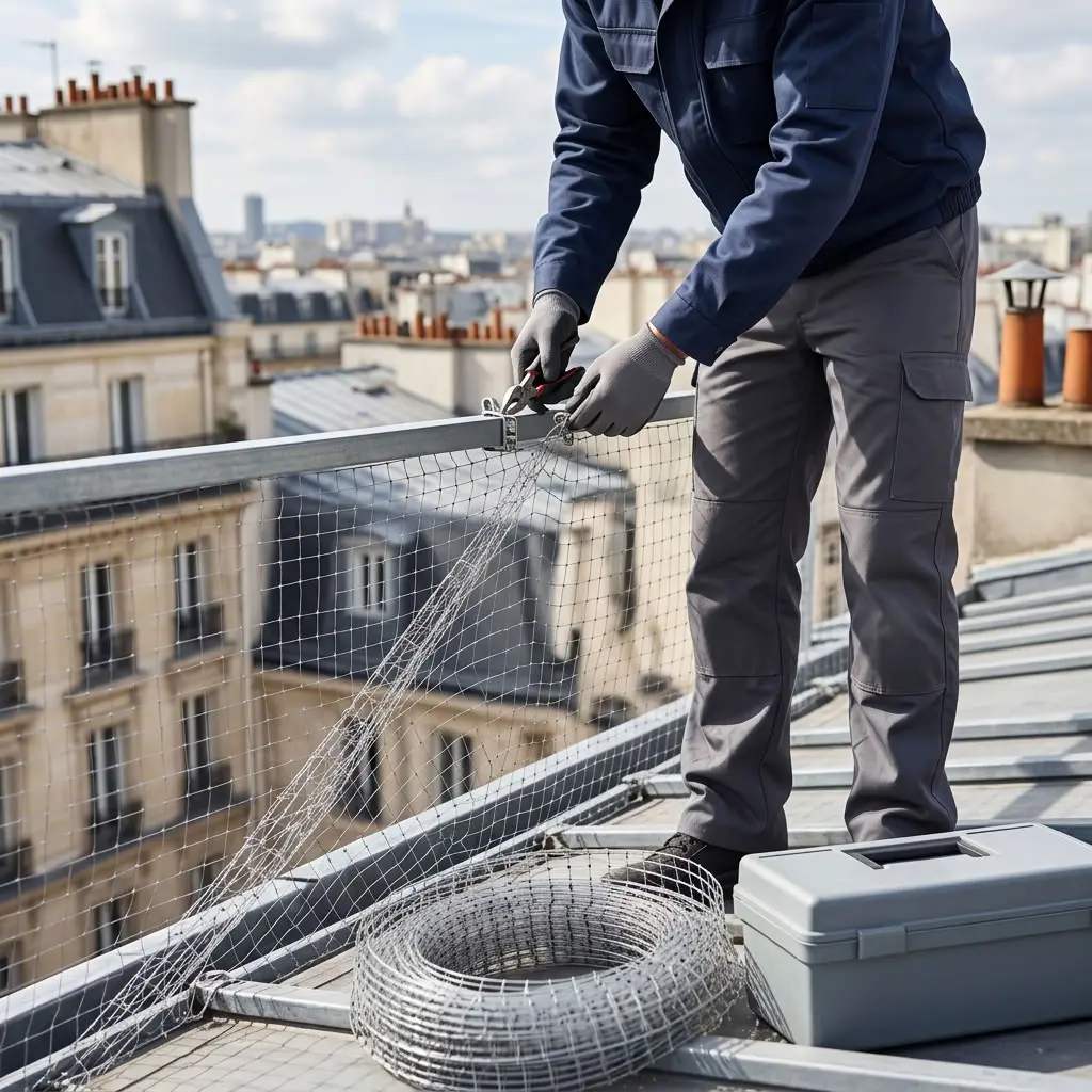 Notre méthode de dépigeonnage sur place à Paris 4