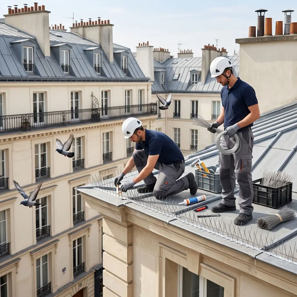 Prévenir l'installation des pigeons dans le 6e arrondissement