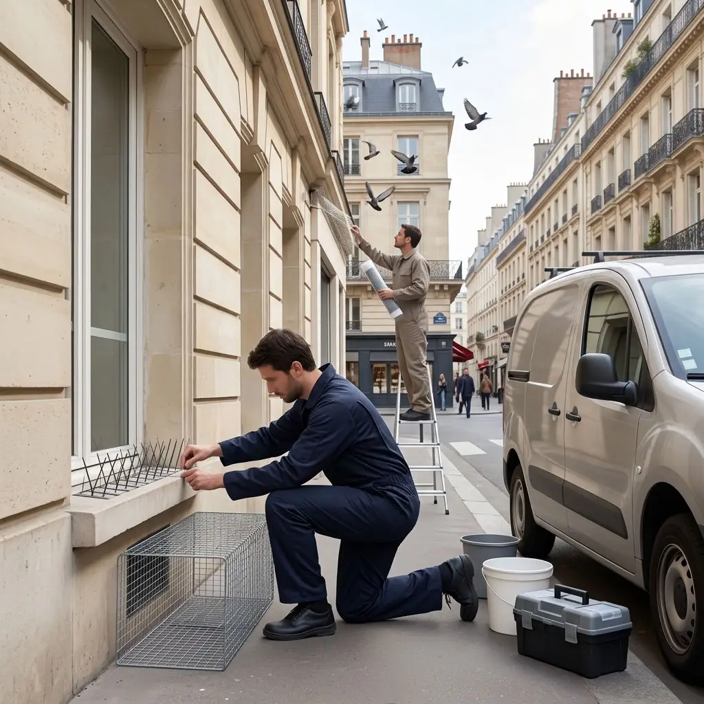 Une stratégie de lutte contre les oiseaux