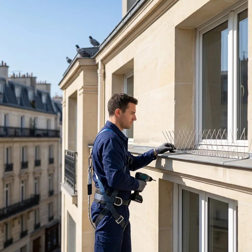 Prévenir l'installation des pigeons dans vos espaces extérieurs