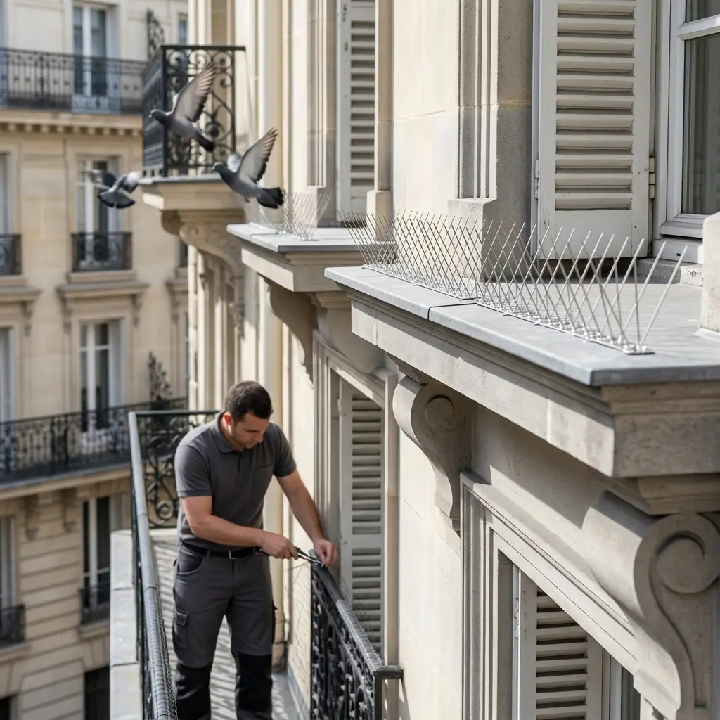 Une stratégie efficace contre les oiseaux nuisibles