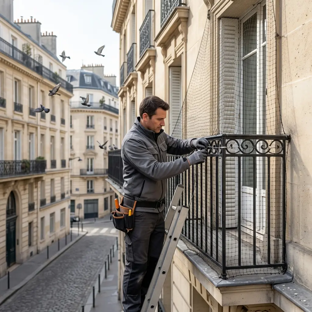 Prévenir le retour des pigeons dans le 17ème arrondissement