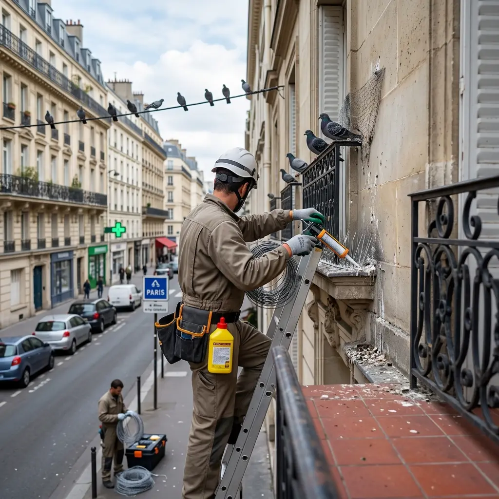 Besoin d'un dépigeonnage rapide à Paris 17e ?