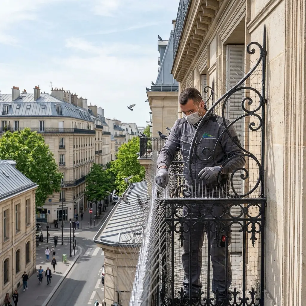 Comment se déroule l'intervention à Paris 17e ?