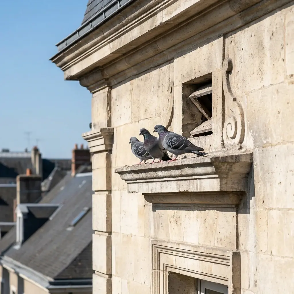 Comment limiter l'installation des pigeons sur vos propriétés à Melun ?