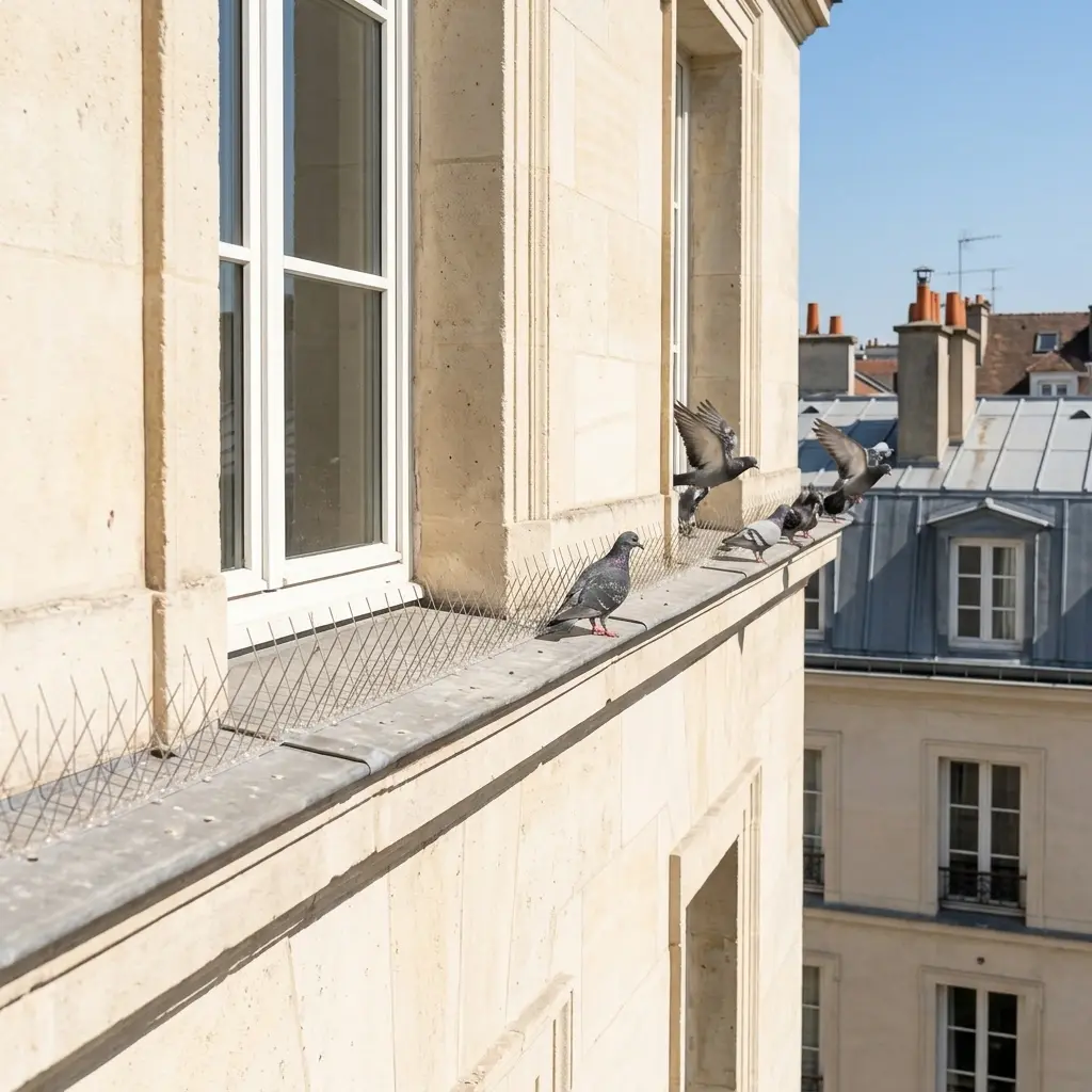 Comment se déroule l'intervention de dépigeonnage à Melun ?