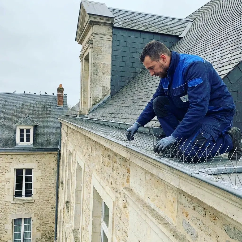 Un traitement professionnel et ciblé contre les pigeons