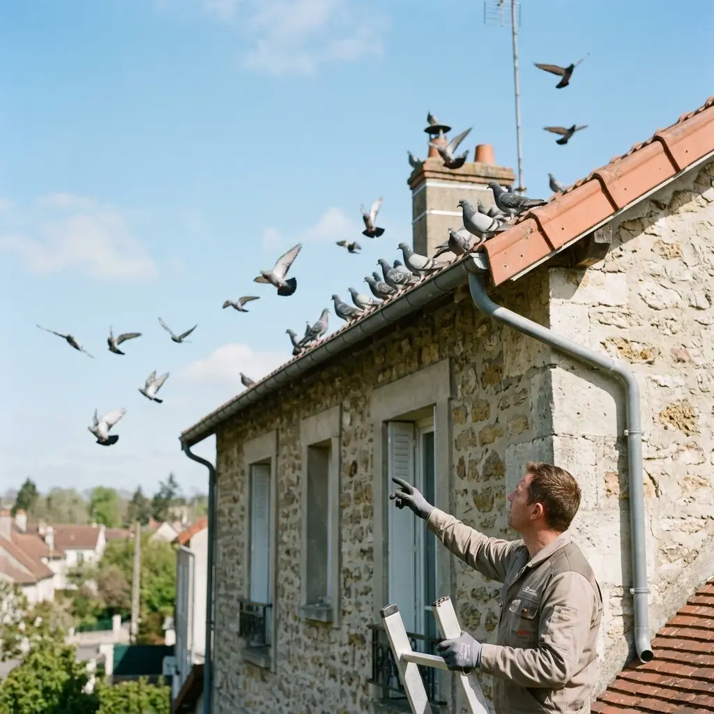 Une technique de lutte anti-pigeons efficace et discrète