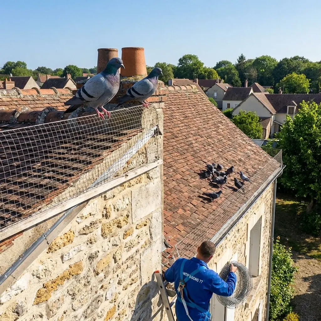 Gestes et prévention contre les pigeons à Saint-Germain-Laval