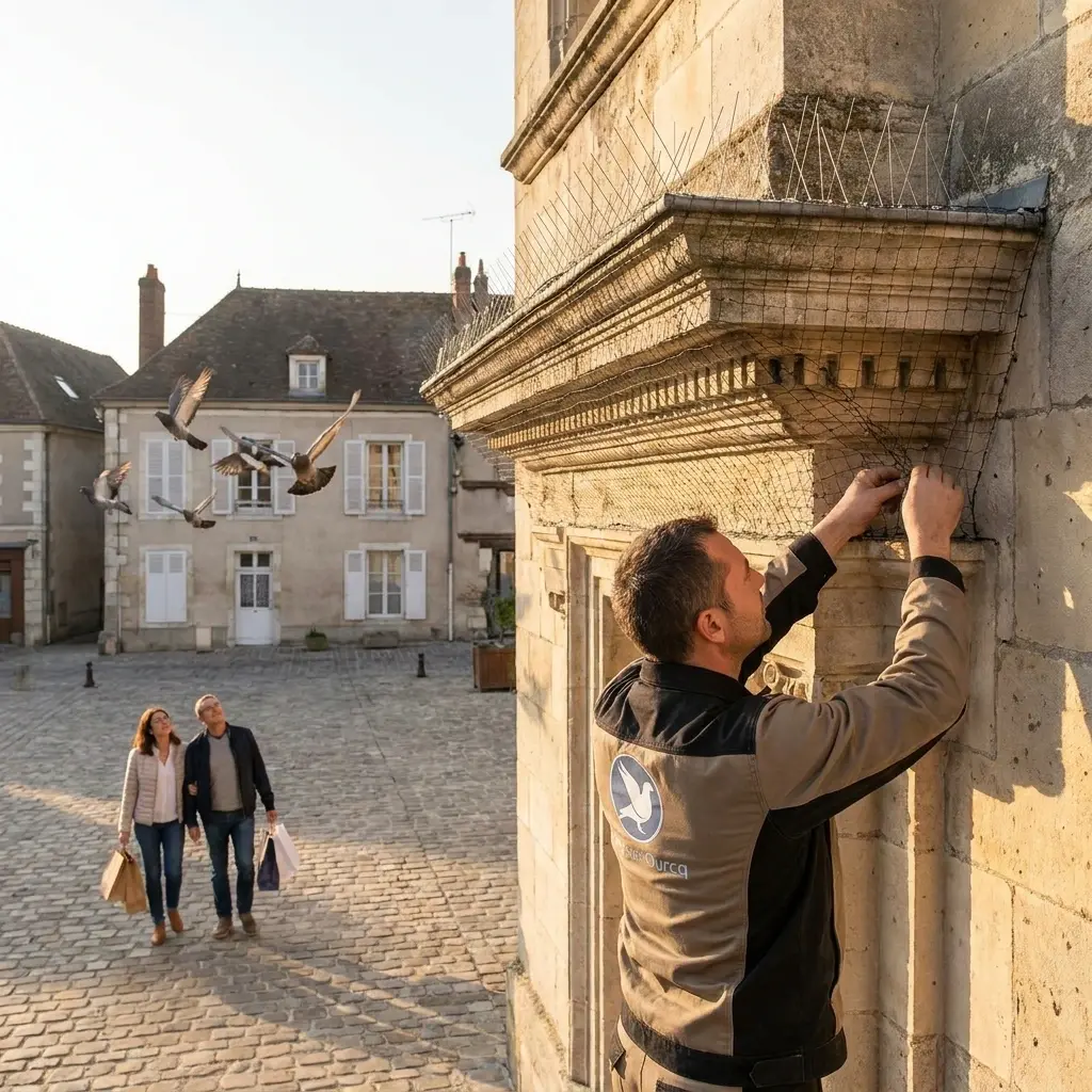 Une approche technique pour éloigner les pigeons