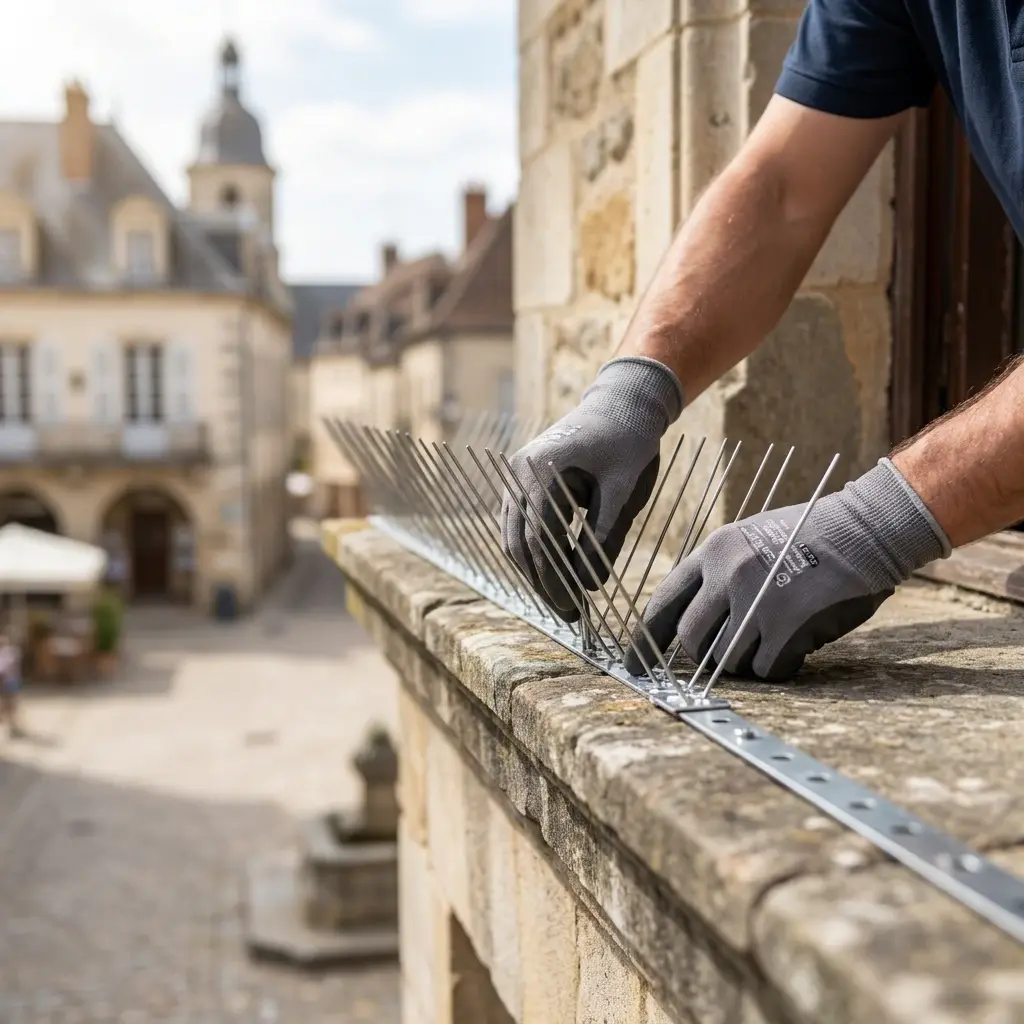 Une stratégie complète contre les pigeons