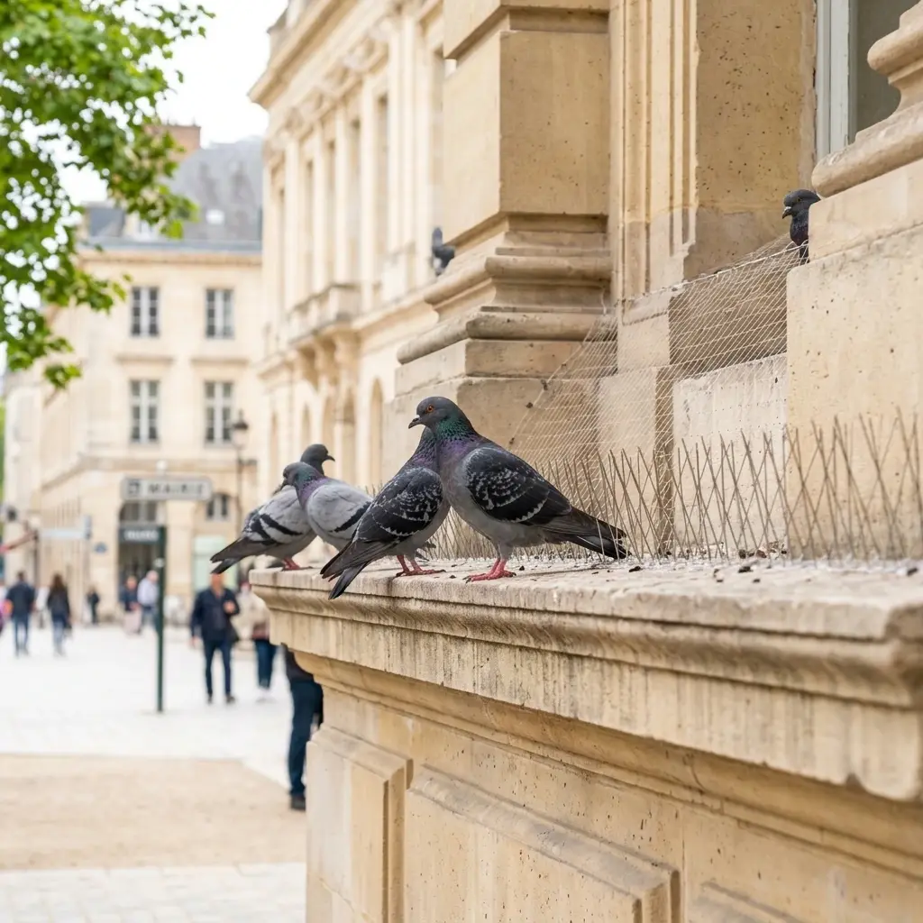 Une approche technique pour l'éloignement des pigeons