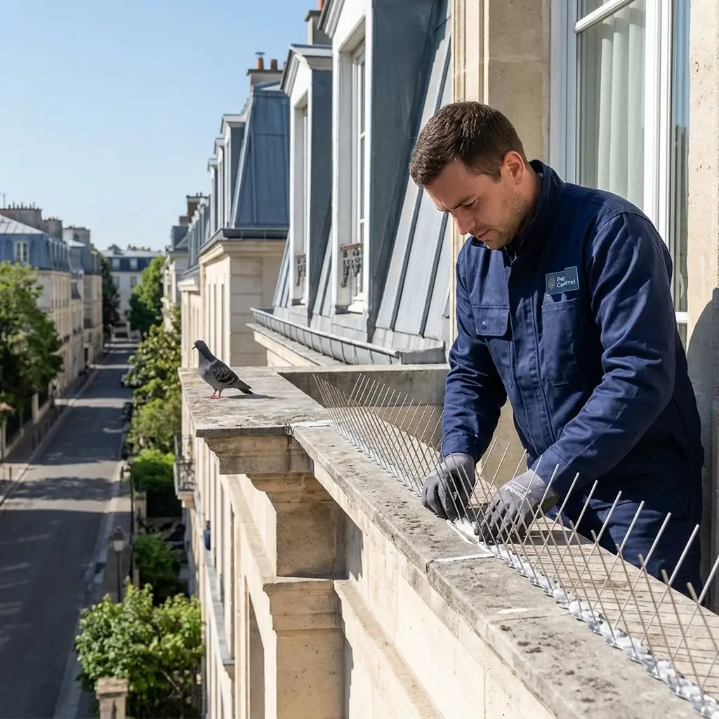 Un traitement technique contre les oiseaux nuisibles