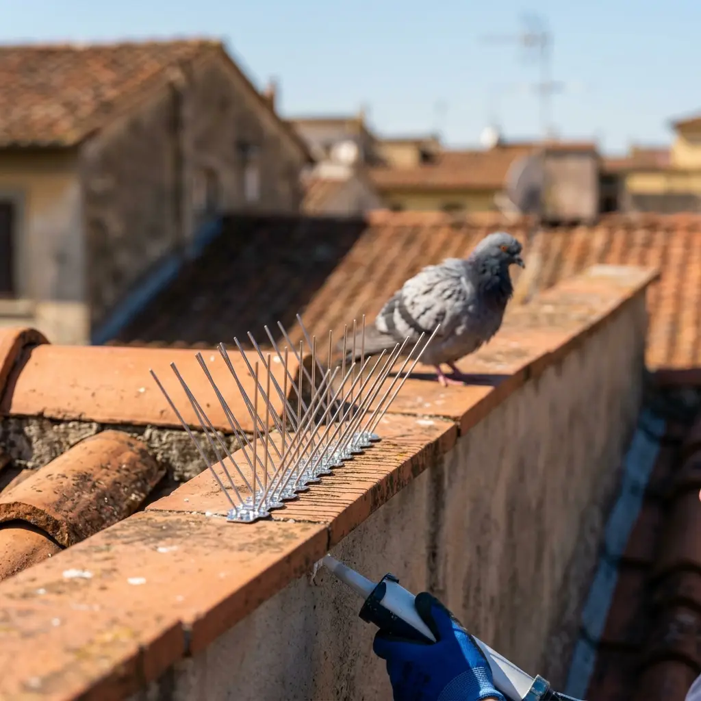 La stratégie technique pour chasser les pigeons