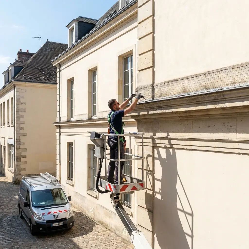 Comment se déroule l'intervention à Mantes-la-Jolie ?