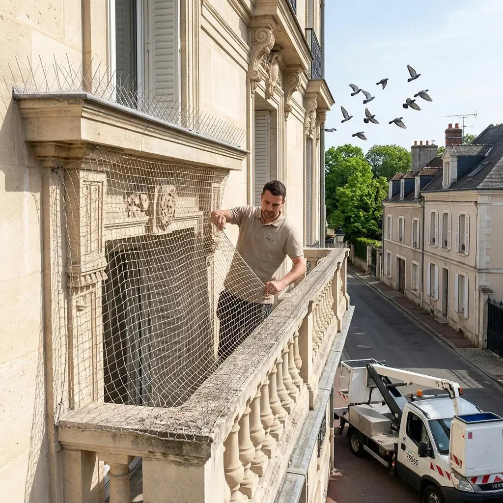 Notre stratégie de lutte contre les pigeons