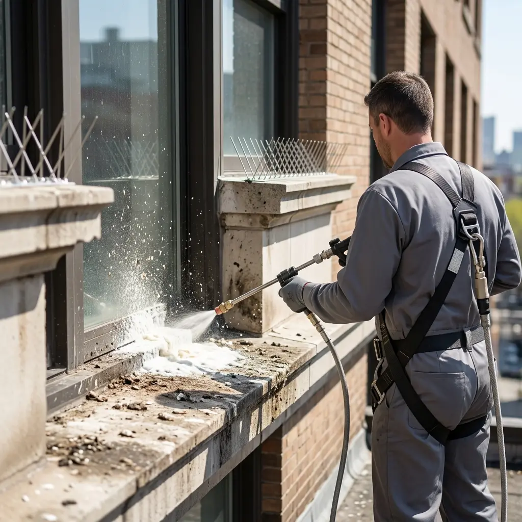 Un traitement sur mesure pour chasser les pigeons