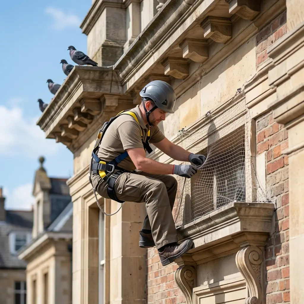 Notre approche technique pour éloigner les pigeons