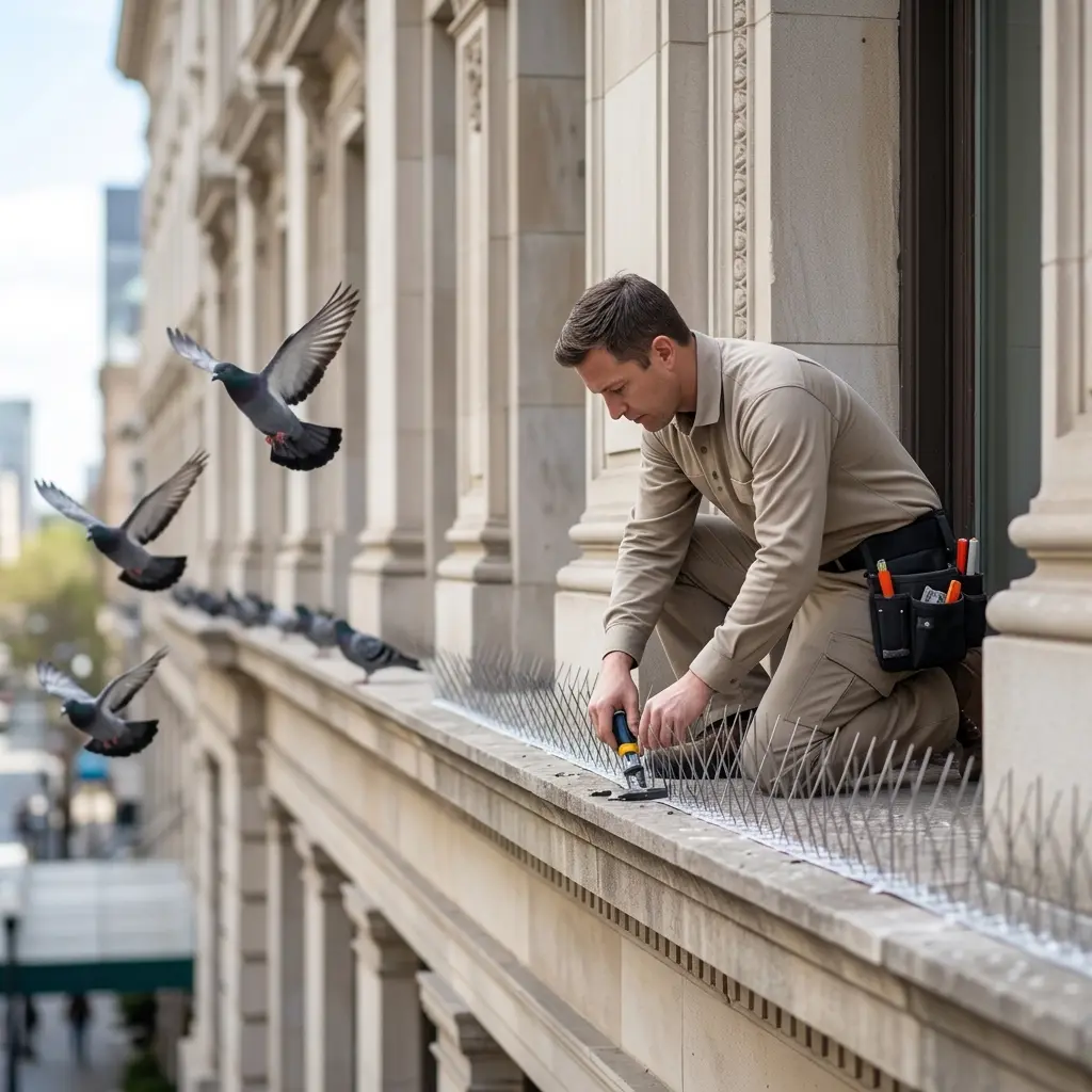 Adopter les bons gestes pour limiter la présence des oiseaux