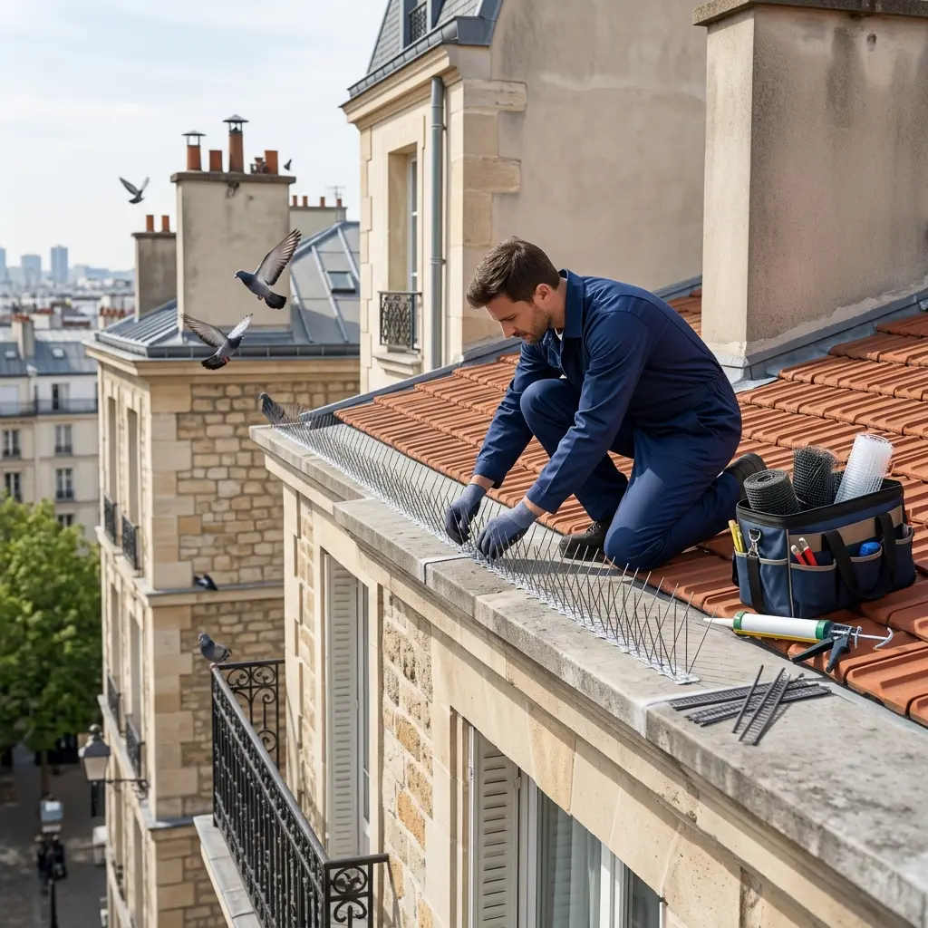 Prévenir l'installation des oiseaux sur vos bâtiments