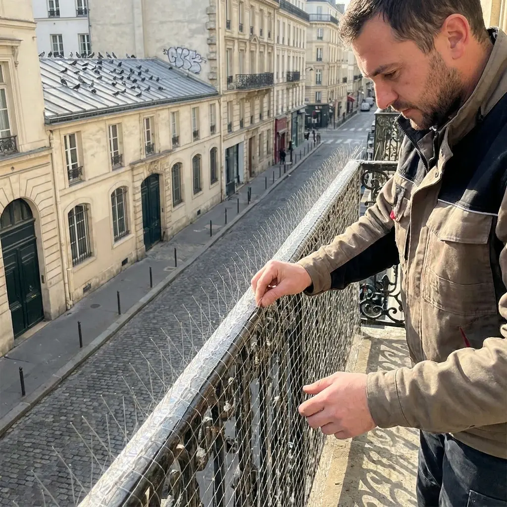 Notre méthode de dépigeonnage à Rue