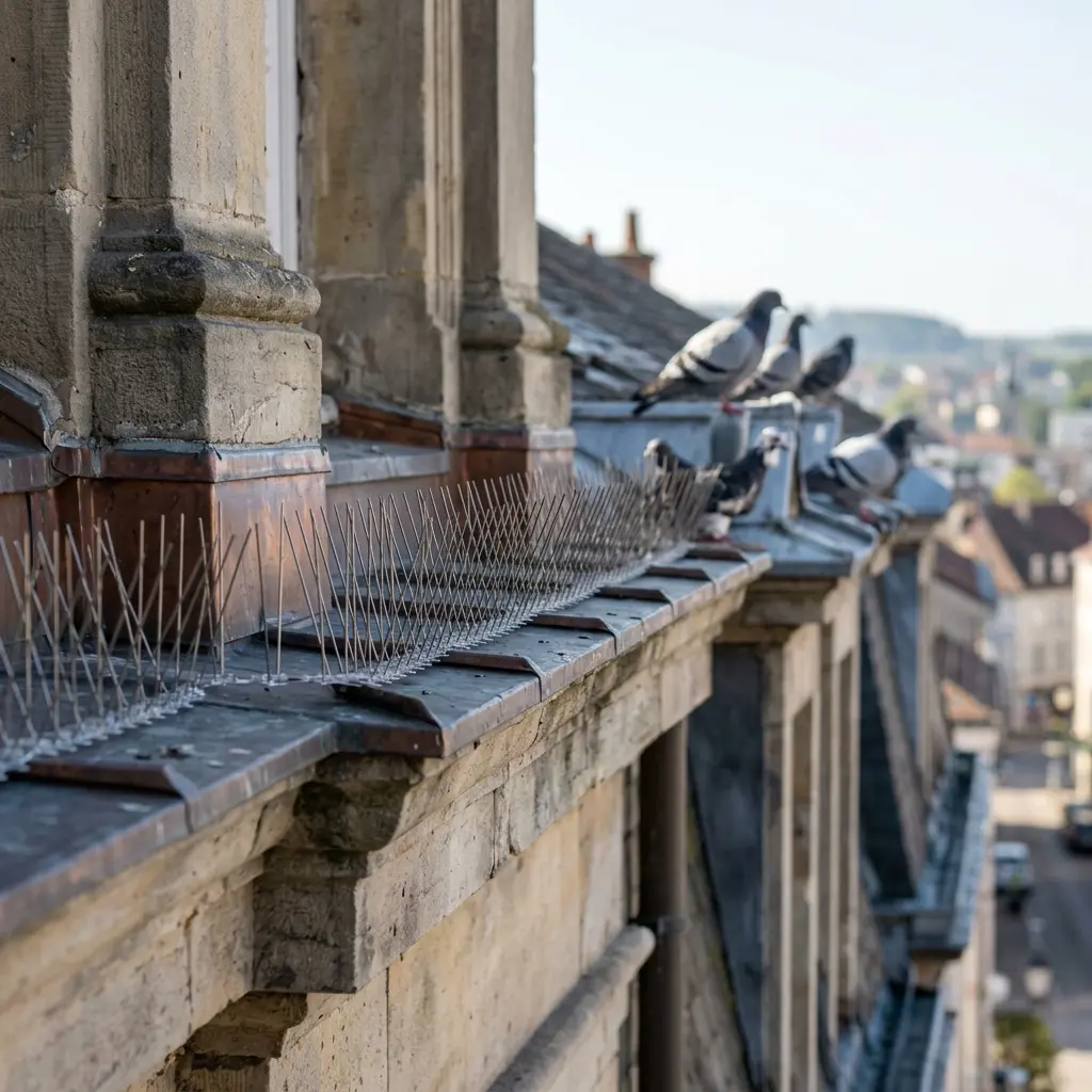 Comment nous traitons l'infestation de pigeons