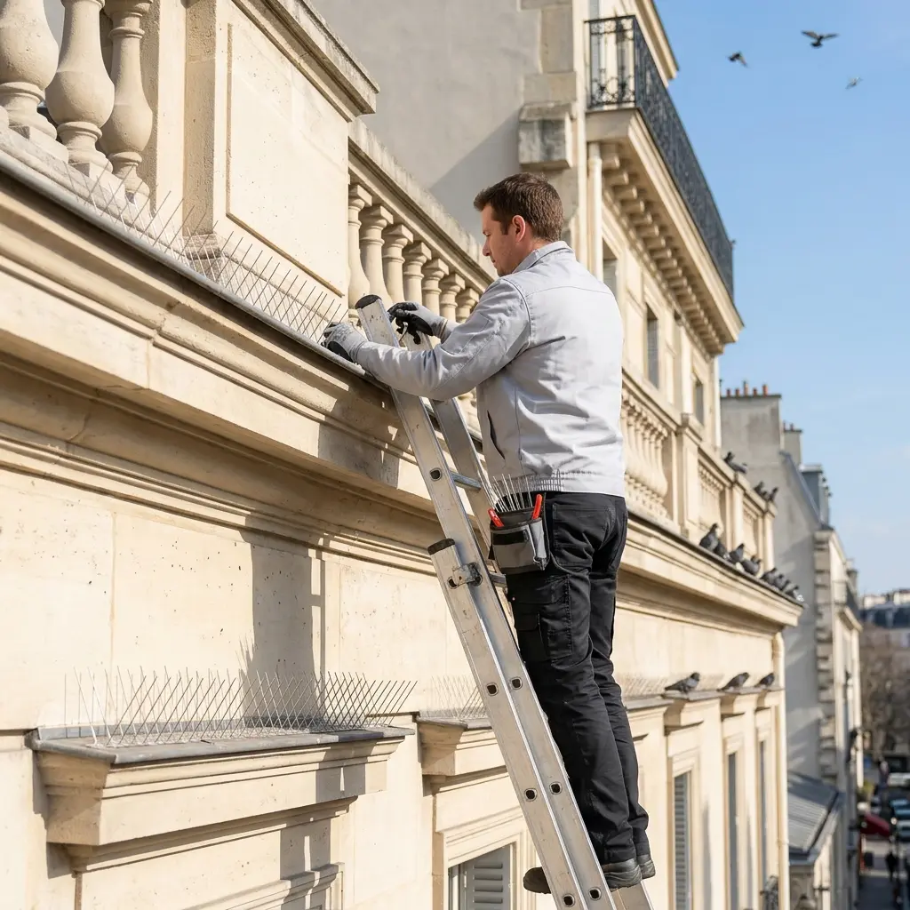 Une approche technique pour chasser les pigeons durablement