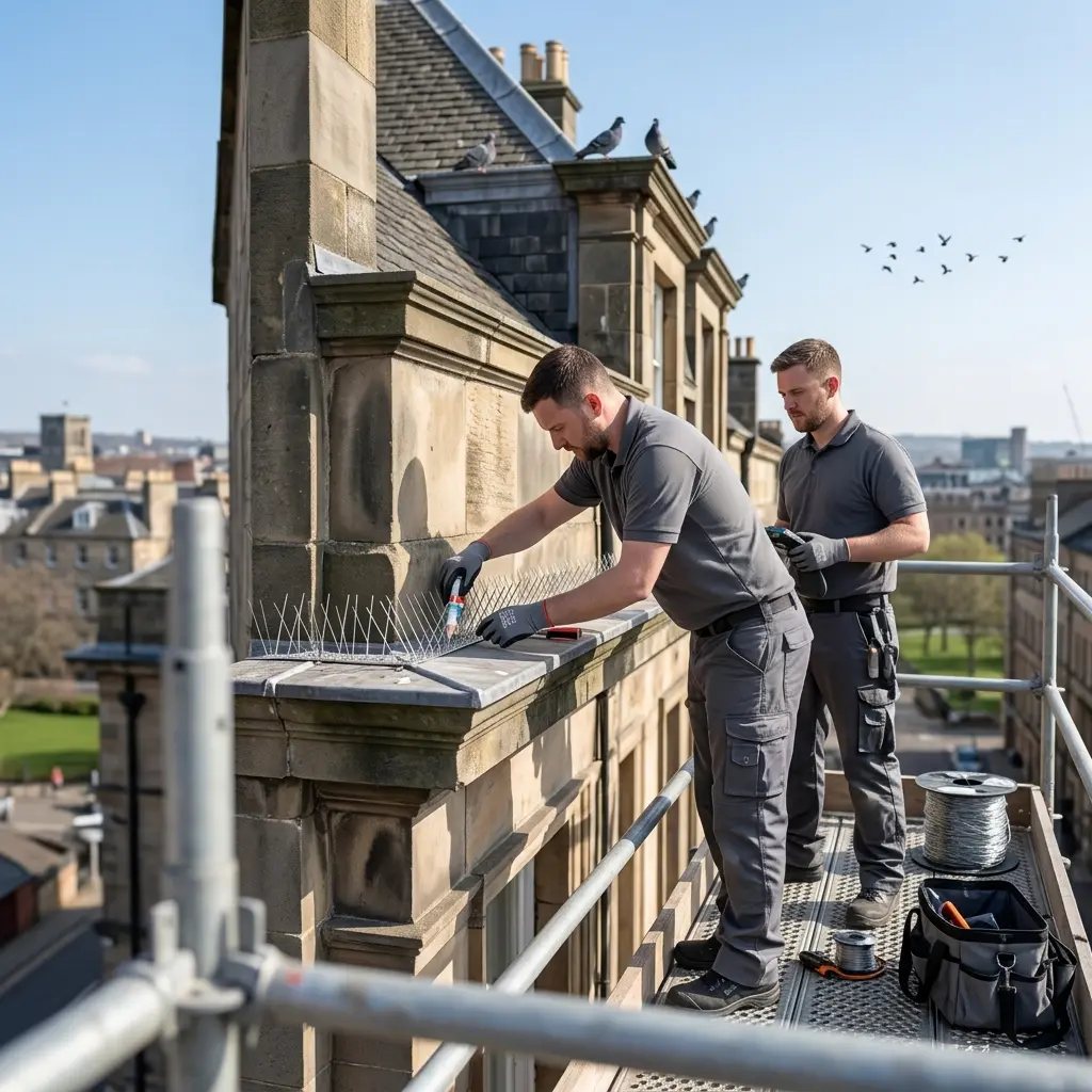 Une stratégie de lutte efficace contre les pigeons