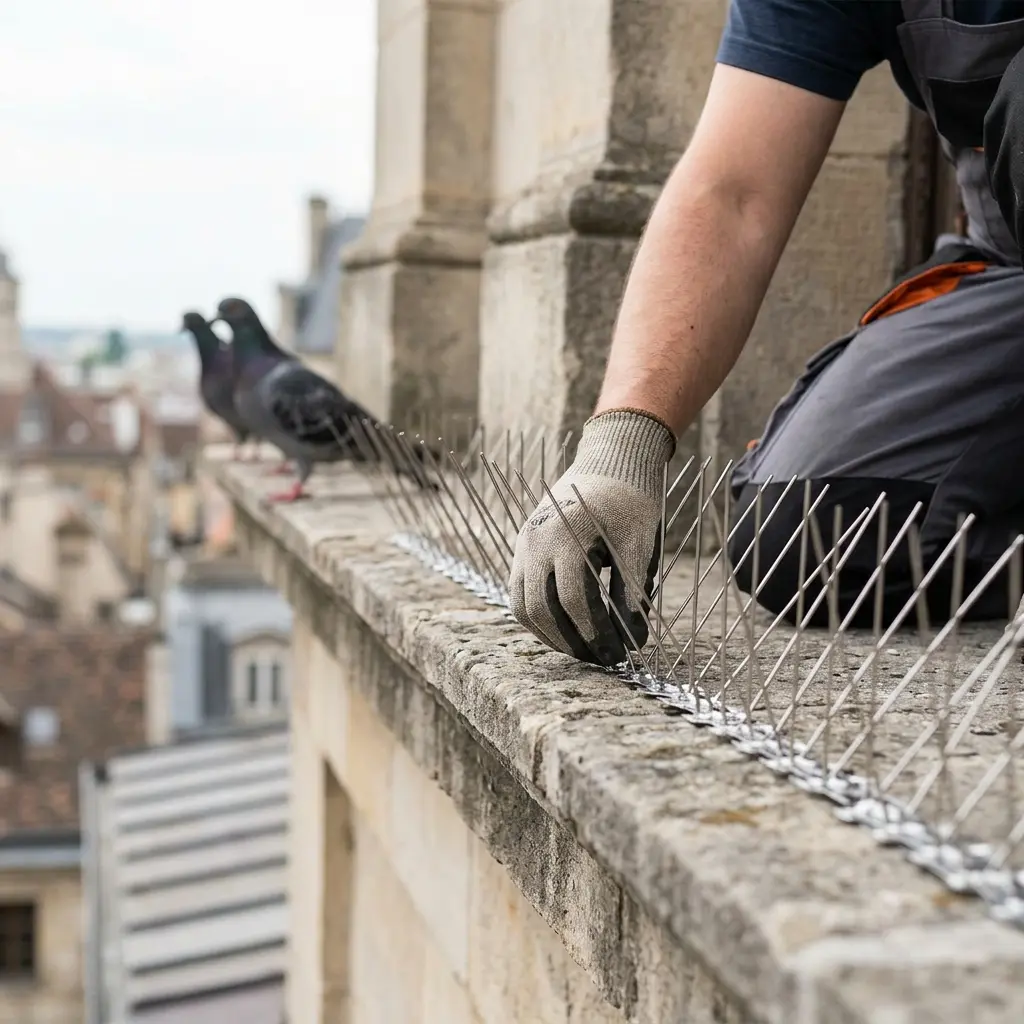 Le traitement professionnel contre les pigeons