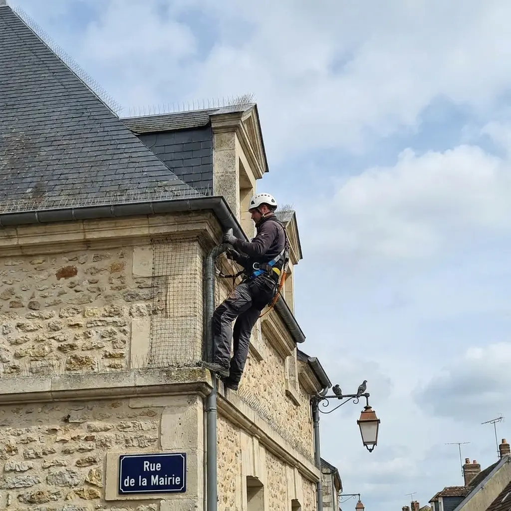 Comment se déroule l'intervention de dépigeonnage à Bondoufle ?