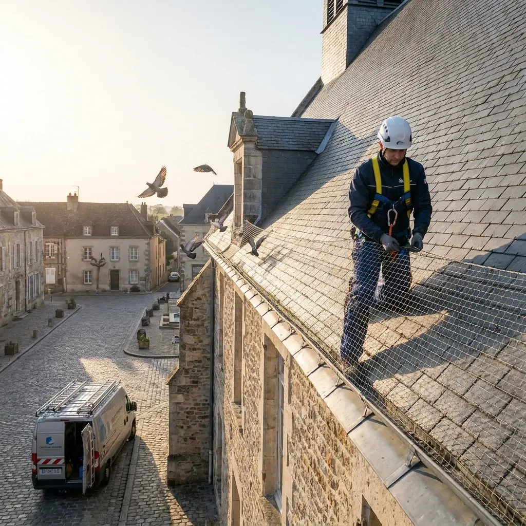 Un traitement professionnel contre les pigeons