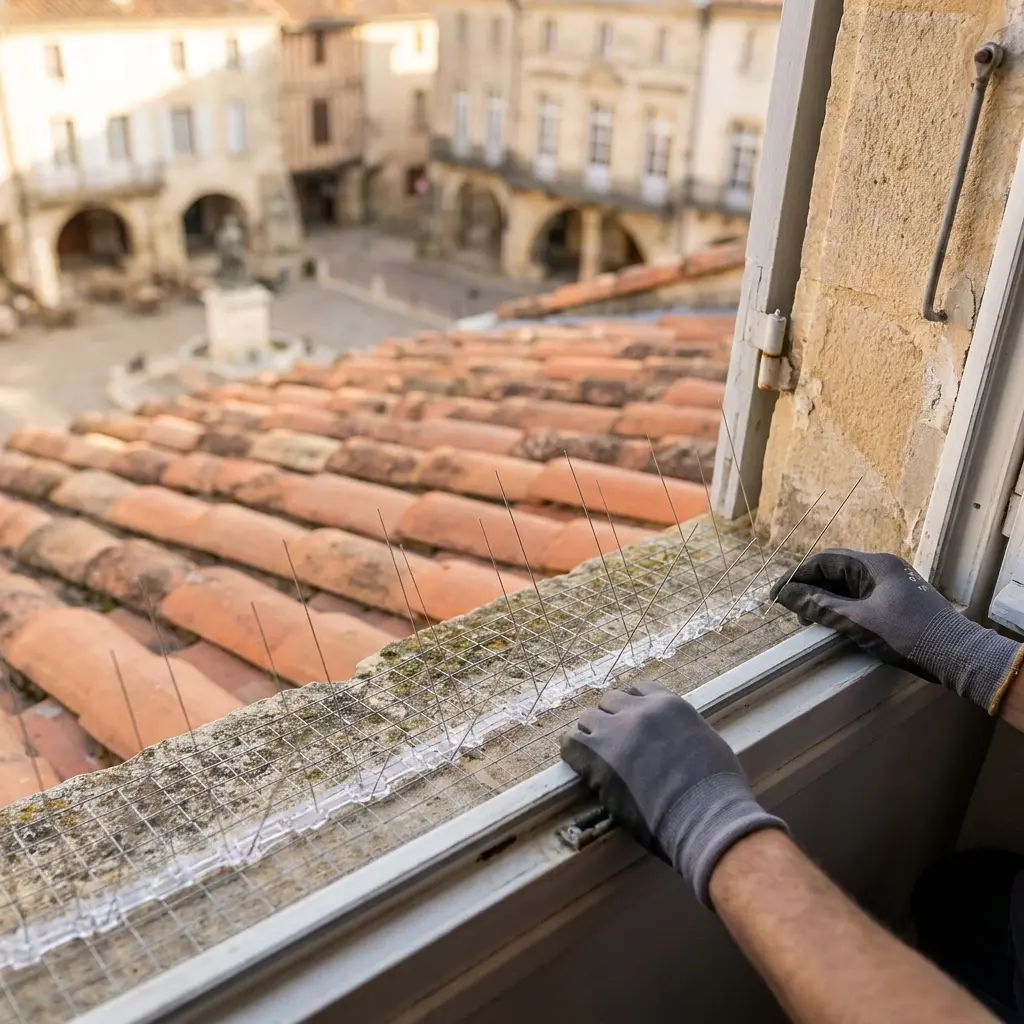 Un traitement professionnel contre les pigeons