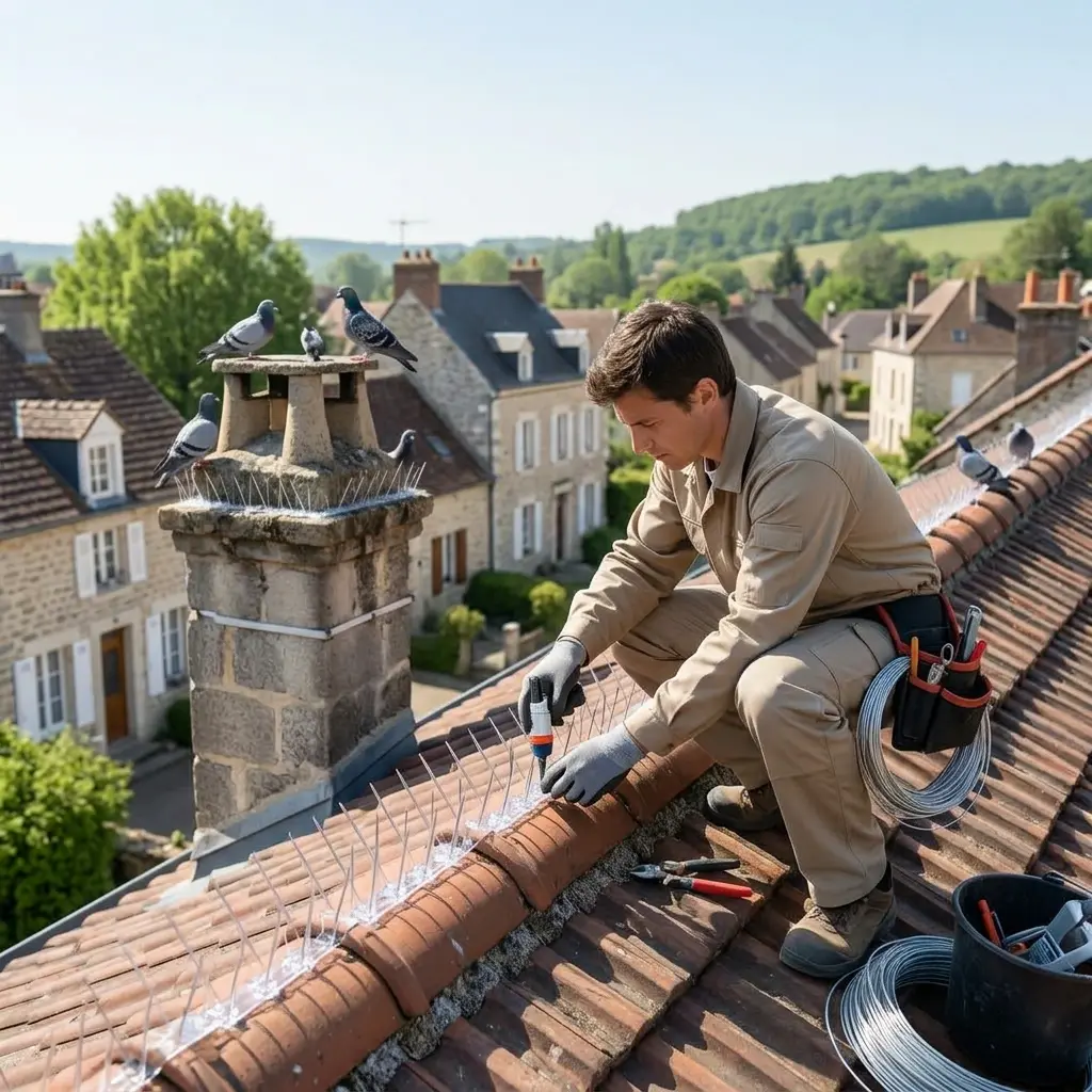 Un traitement technique contre les pigeons