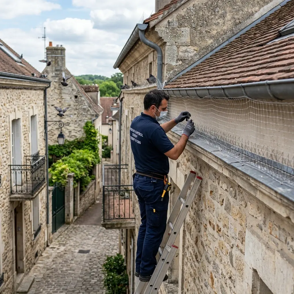 Comment limiter l'installation des pigeons chez vous à Cerny ?