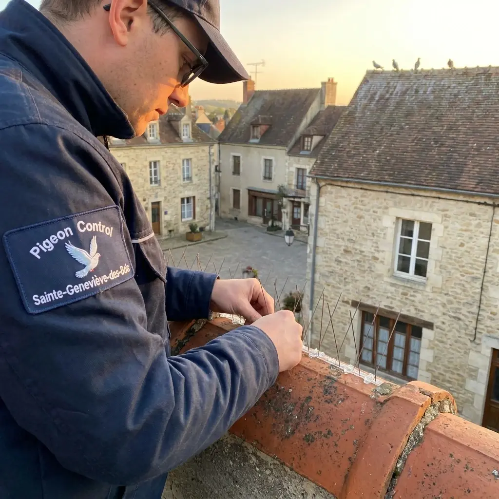 Un traitement technique contre l'installation des pigeons