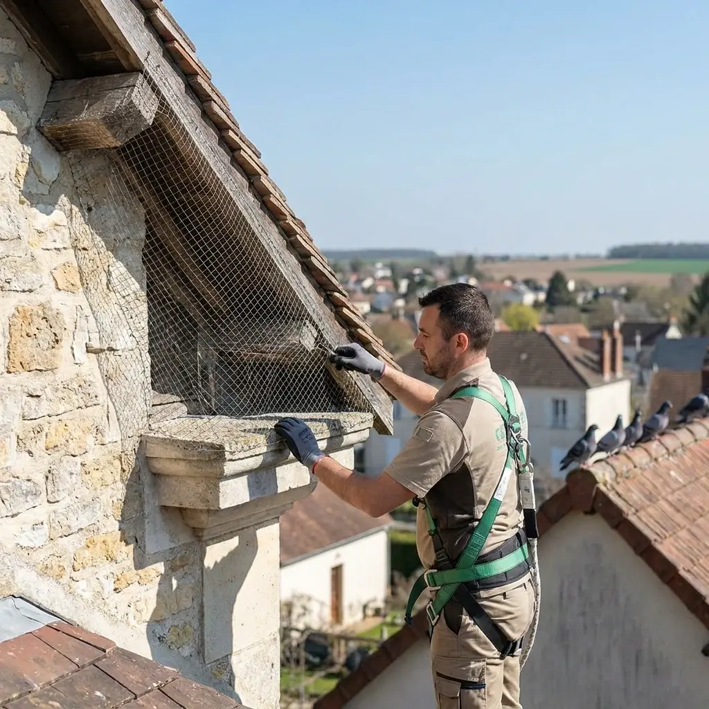 Prévenir l'installation des pigeons chez vous