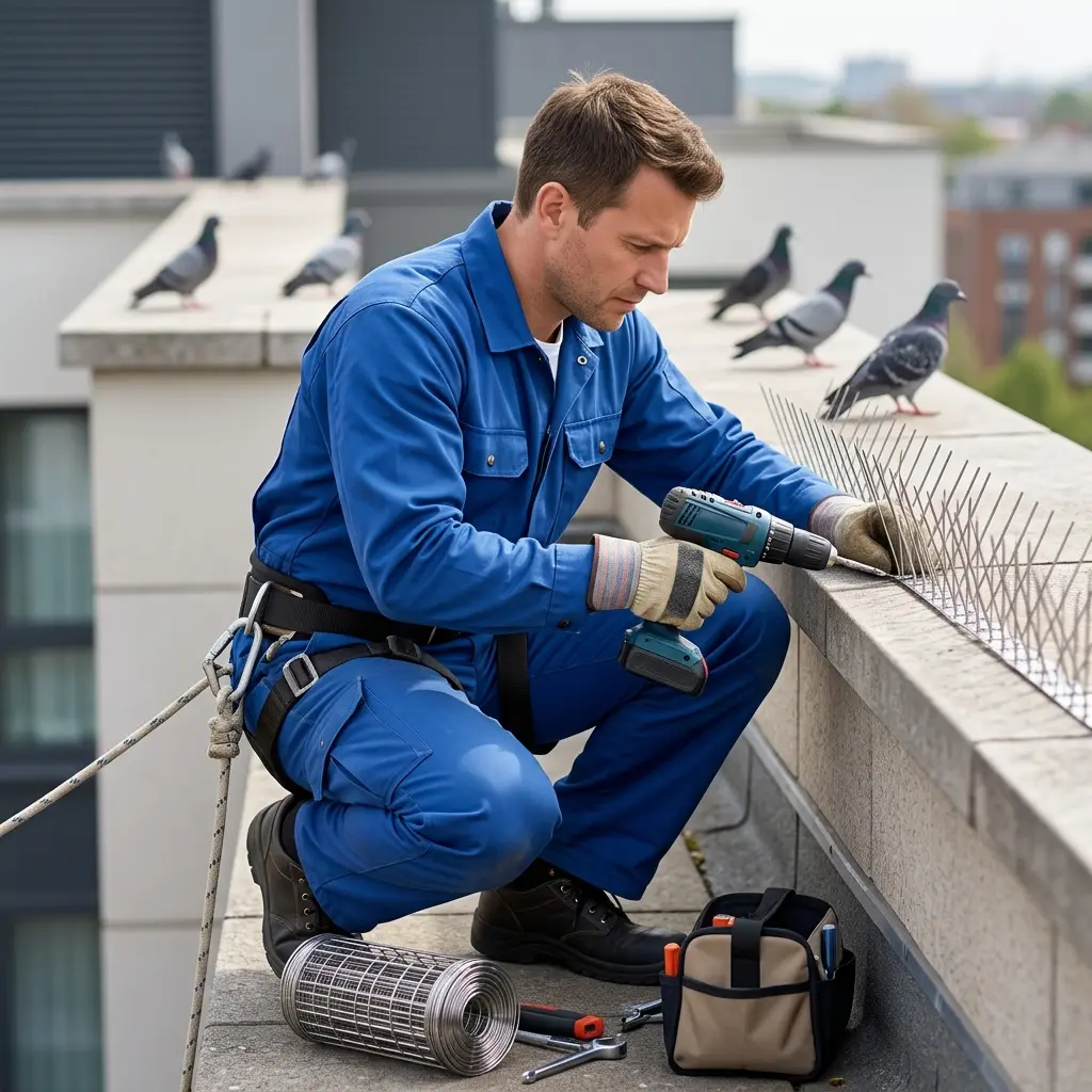 Un traitement professionnel contre les pigeons