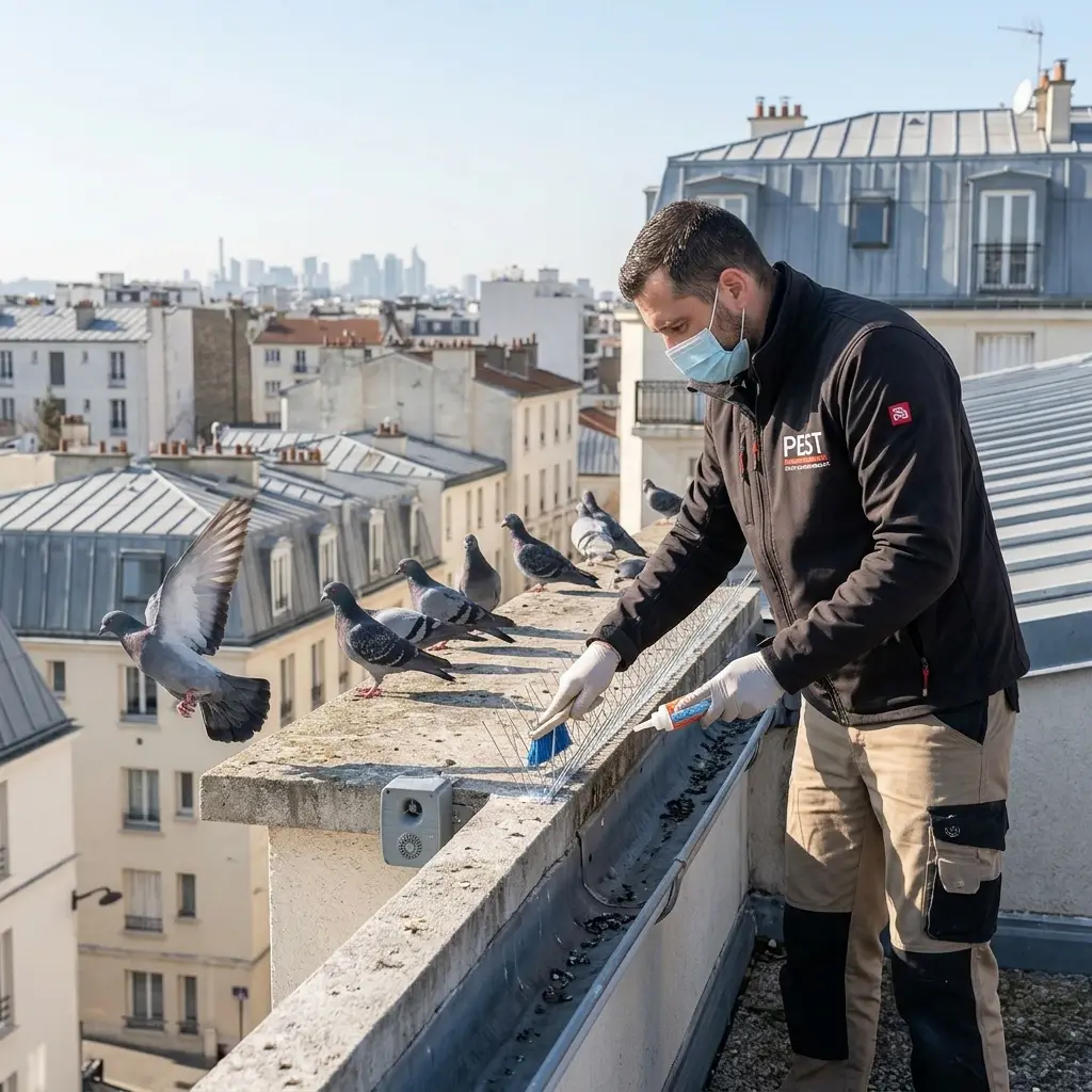 Comment se déroule le dépigeonnage à Issy-les-Moulineaux ?