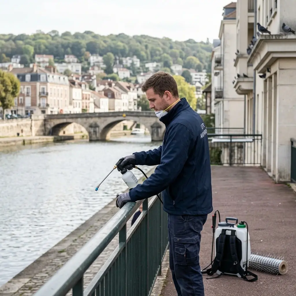 Un protocole technique pour chasser les pigeons