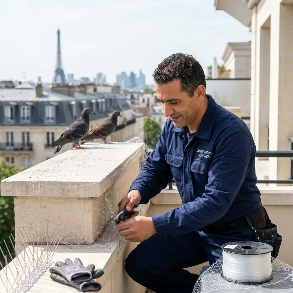 Adopter les bons gestes contre les pigeons à Suresnes